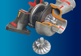 Picture of Turbo charger compressor wheel