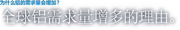 为什么铝的需求量会增加？全球铝需求量增多的理由。