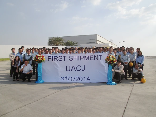 初出荷時の集合写真