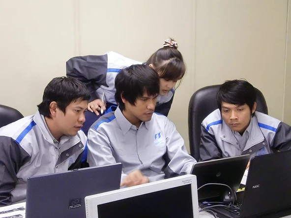 日本での研修風景