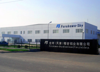 中国天津铝挤压材料子公司