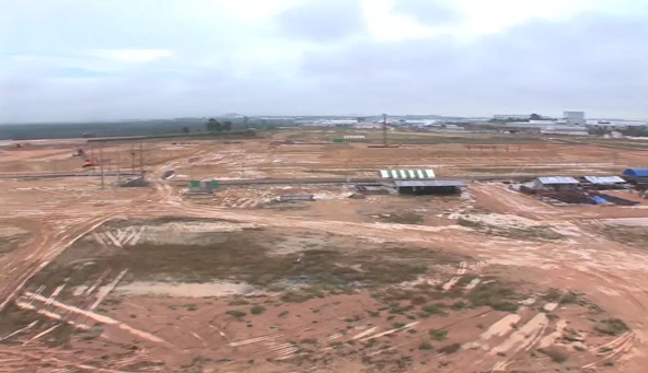 Scene before construction