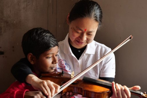 Midori Goto using music to bridge cultures