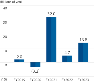 Flg. Net income attributable to owners of the parent