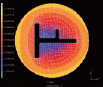 Fig. Before pressure loading (prior to extrusion)