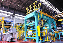 Picture of 4,000-ton indirect extrusion press
