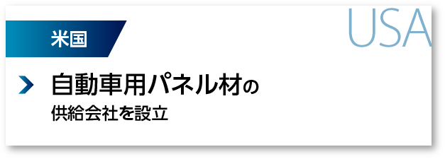 米国：自動車用パネル材の供給会社を設立