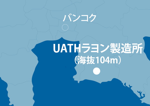 図:タイ新工場の位置