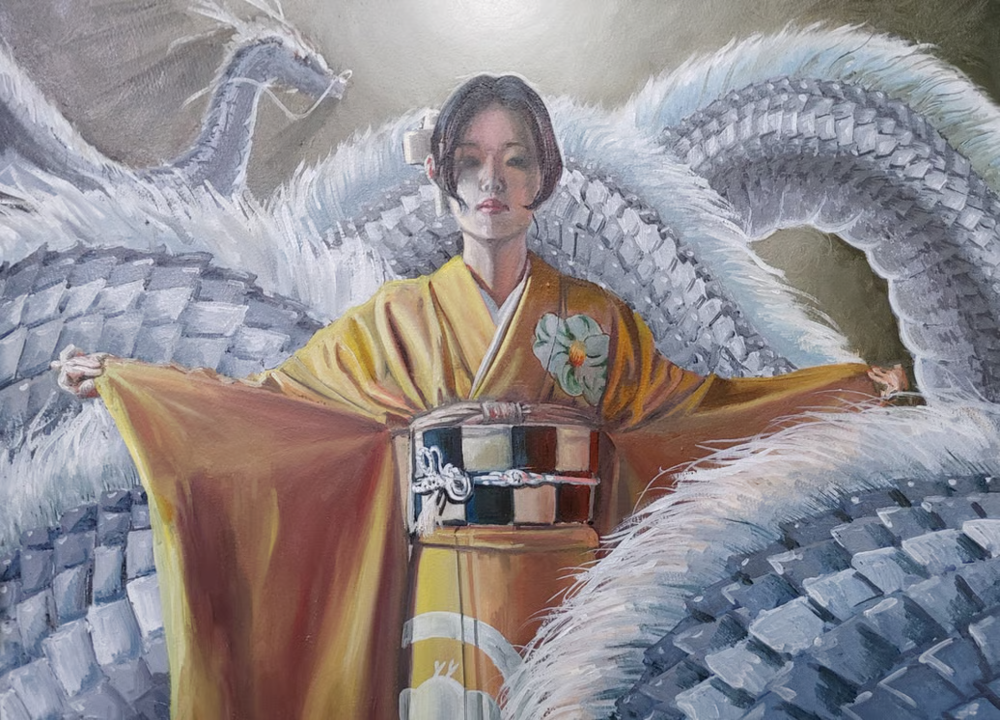 UACJパラリンアートコンテスト受賞作品UACJ賞田尻はじめさん「未来へ導くアルミ竜」