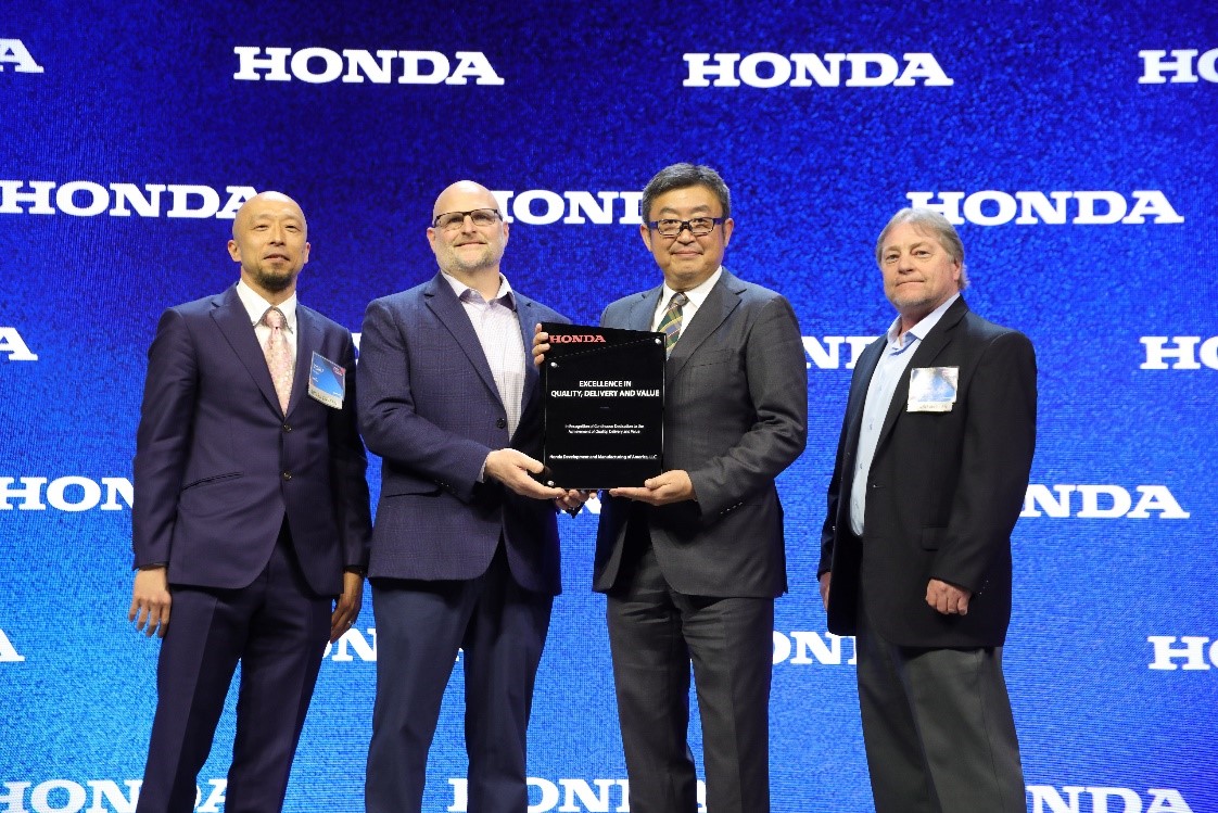 「HONDA・ノースアメリカ・サプライヤー・アワード」授賞式の様子