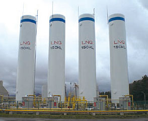 LNGタンク基地（福井工場）