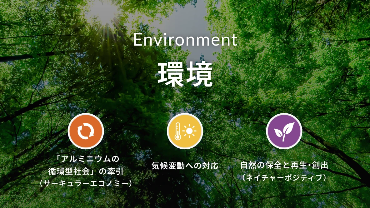 美しく豊かな地球がずっと続く未来へ